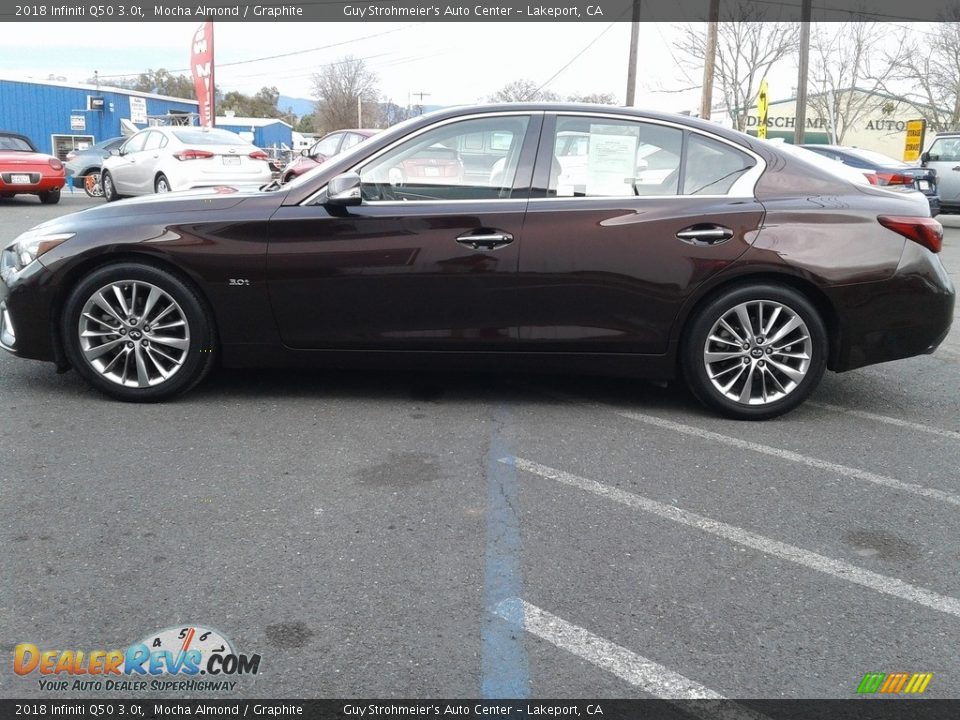 2018 Infiniti Q50 3.0t Mocha Almond / Graphite Photo #19