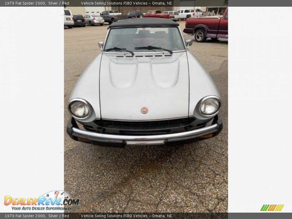 1979 Fiat Spider 2000 Silver / Red Photo #7