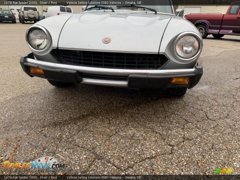 1979 Fiat Spider 2000 Silver / Red Photo #8