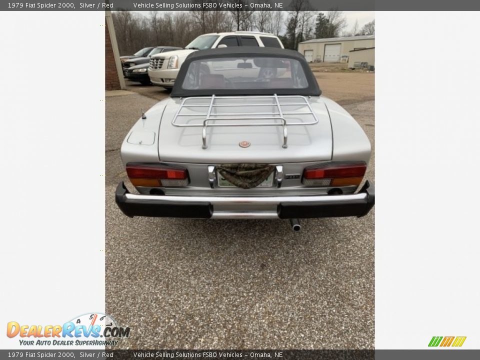 1979 Fiat Spider 2000 Silver / Red Photo #9