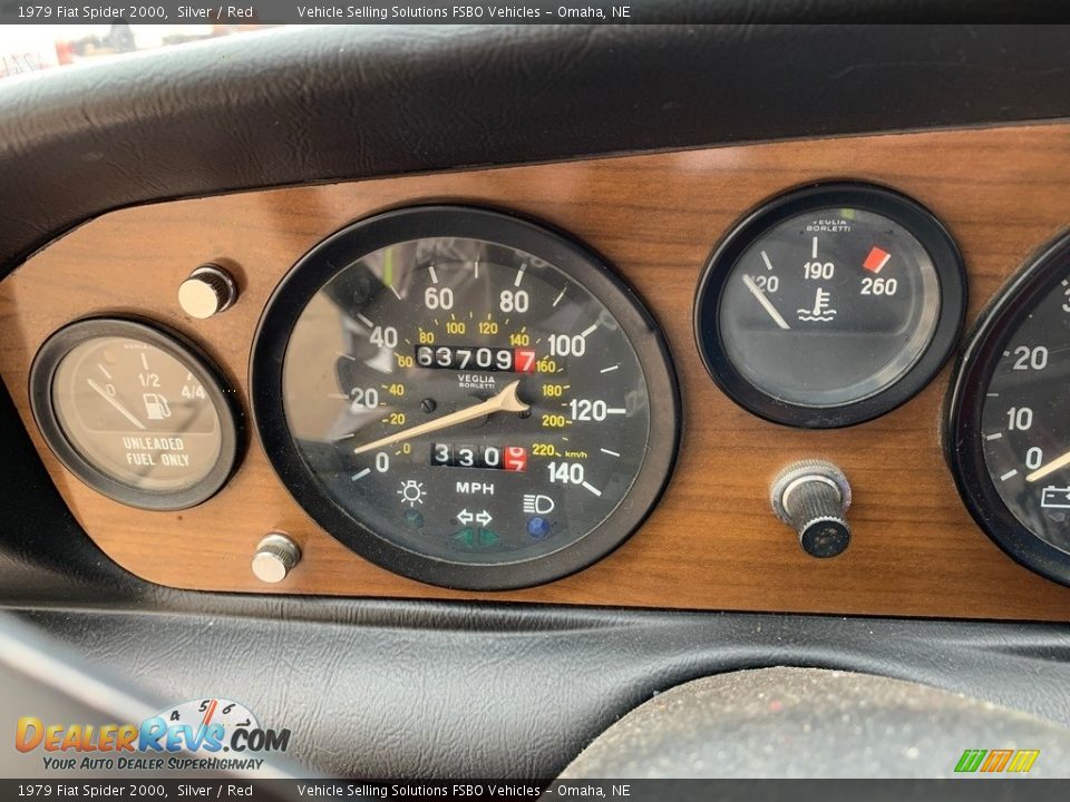 1979 Fiat Spider 2000  Gauges Photo #10