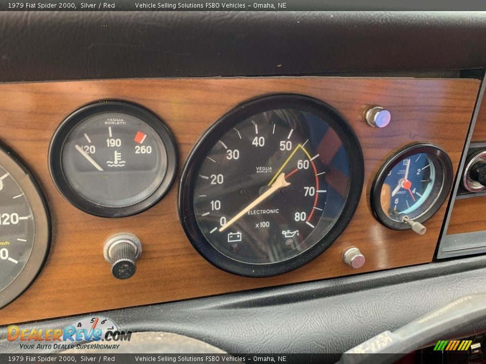 1979 Fiat Spider 2000  Gauges Photo #11