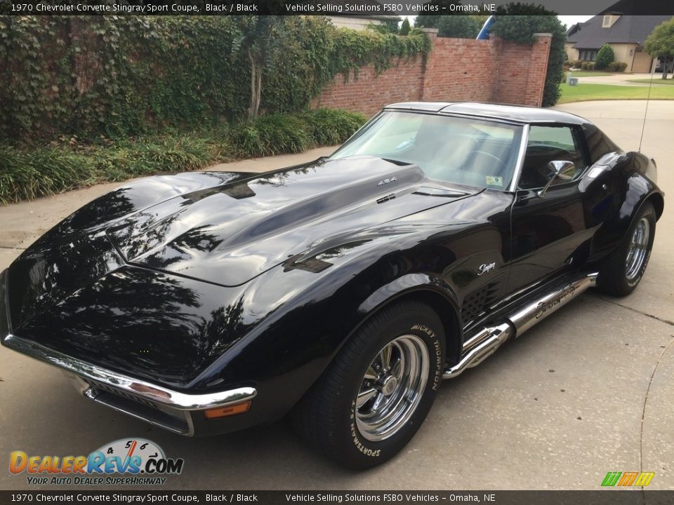 Black 1970 Chevrolet Corvette Stingray Sport Coupe Photo #15