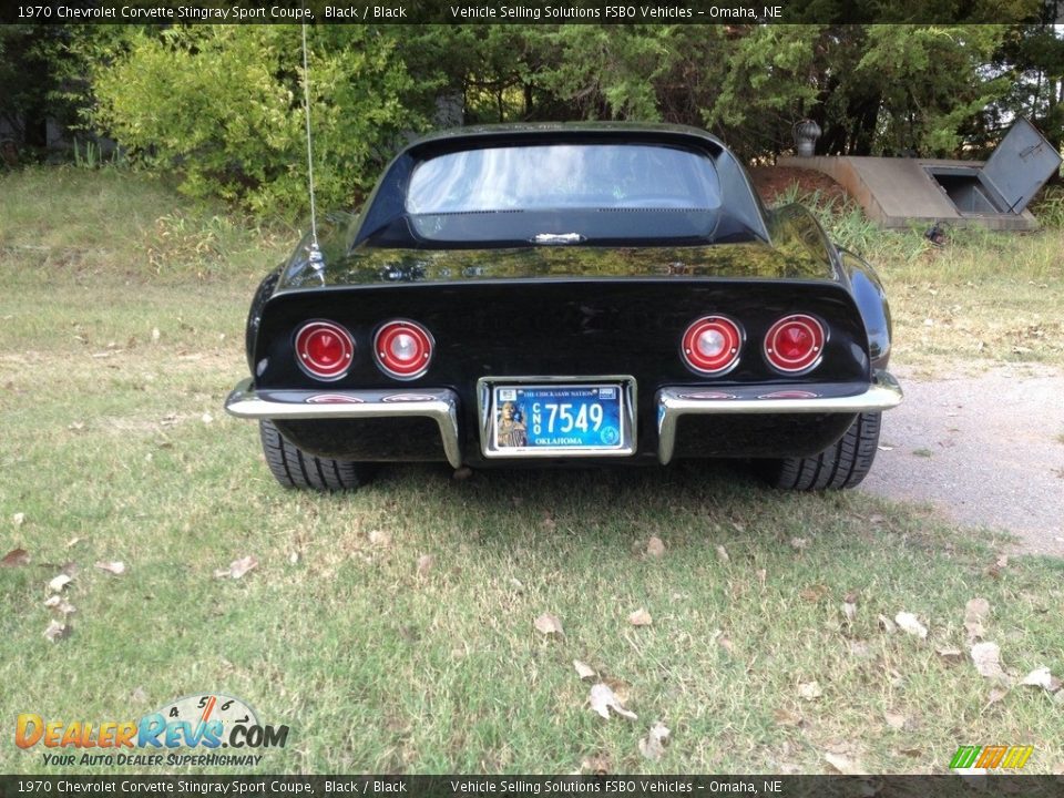 1970 Chevrolet Corvette Stingray Sport Coupe Black / Black Photo #18
