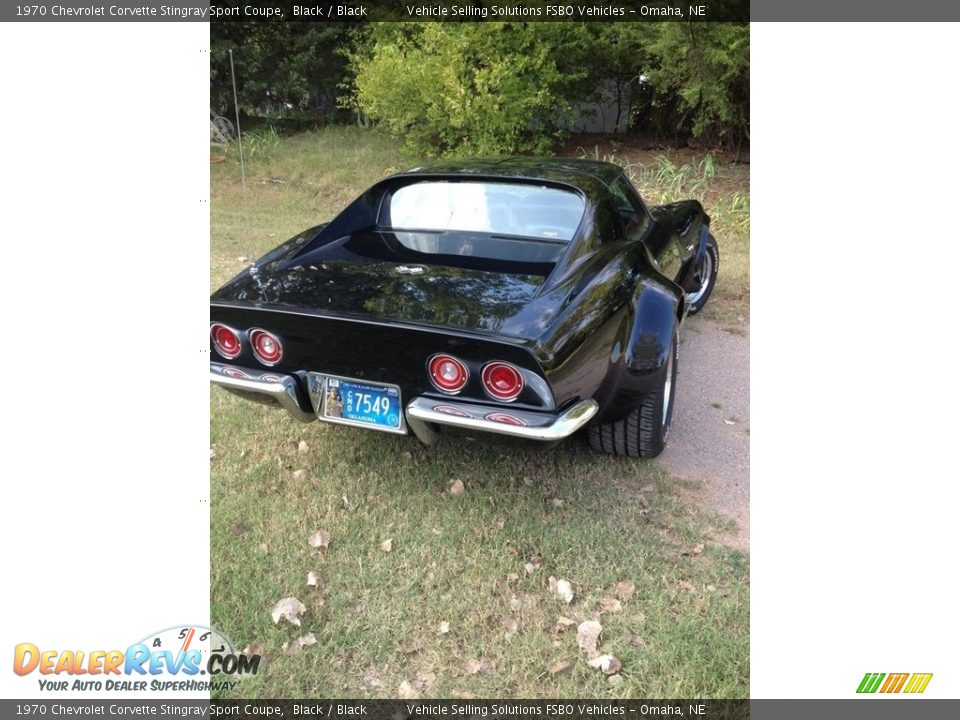 1970 Chevrolet Corvette Stingray Sport Coupe Black / Black Photo #22