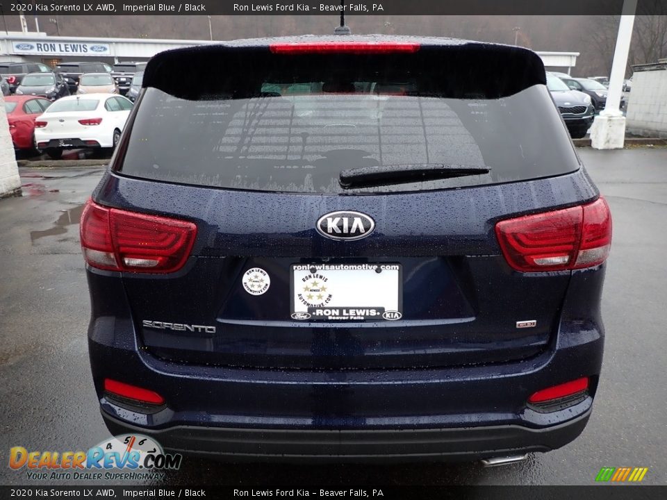 2020 Kia Sorento LX AWD Imperial Blue / Black Photo #3