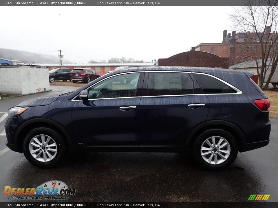 2020 Kia Sorento LX AWD Imperial Blue / Black Photo #6