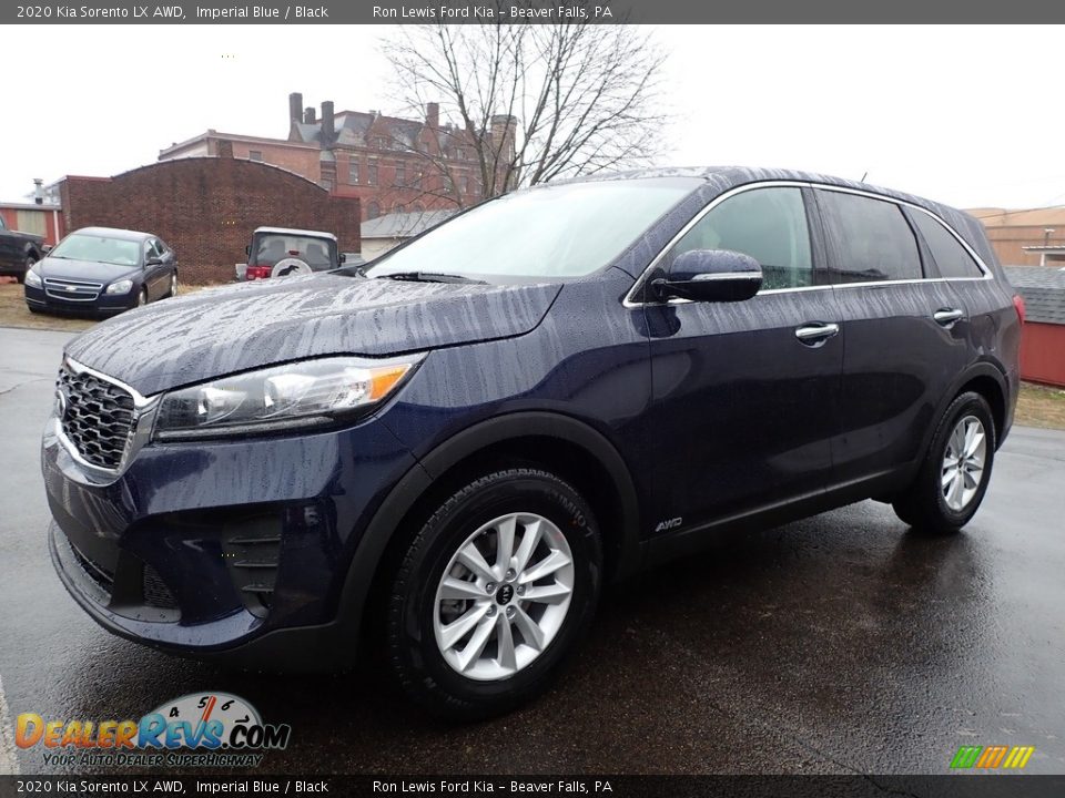 2020 Kia Sorento LX AWD Imperial Blue / Black Photo #7