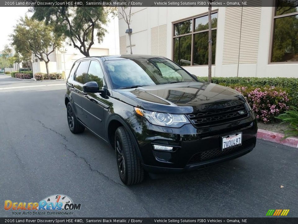 2016 Land Rover Discovery Sport HSE 4WD Santorini Black Metallic / Ebony Photo #7