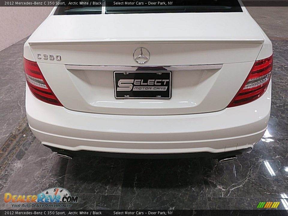 2012 Mercedes-Benz C 350 Sport Arctic White / Black Photo #5