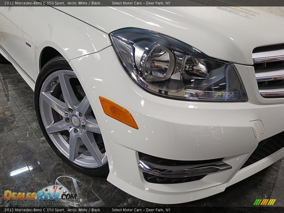 2012 Mercedes-Benz C 350 Sport Arctic White / Black Photo #8