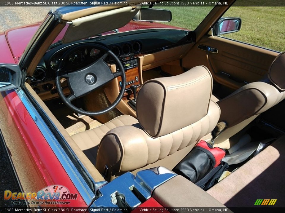 Palomino Interior - 1983 Mercedes-Benz SL Class 380 SL Roadster Photo #1