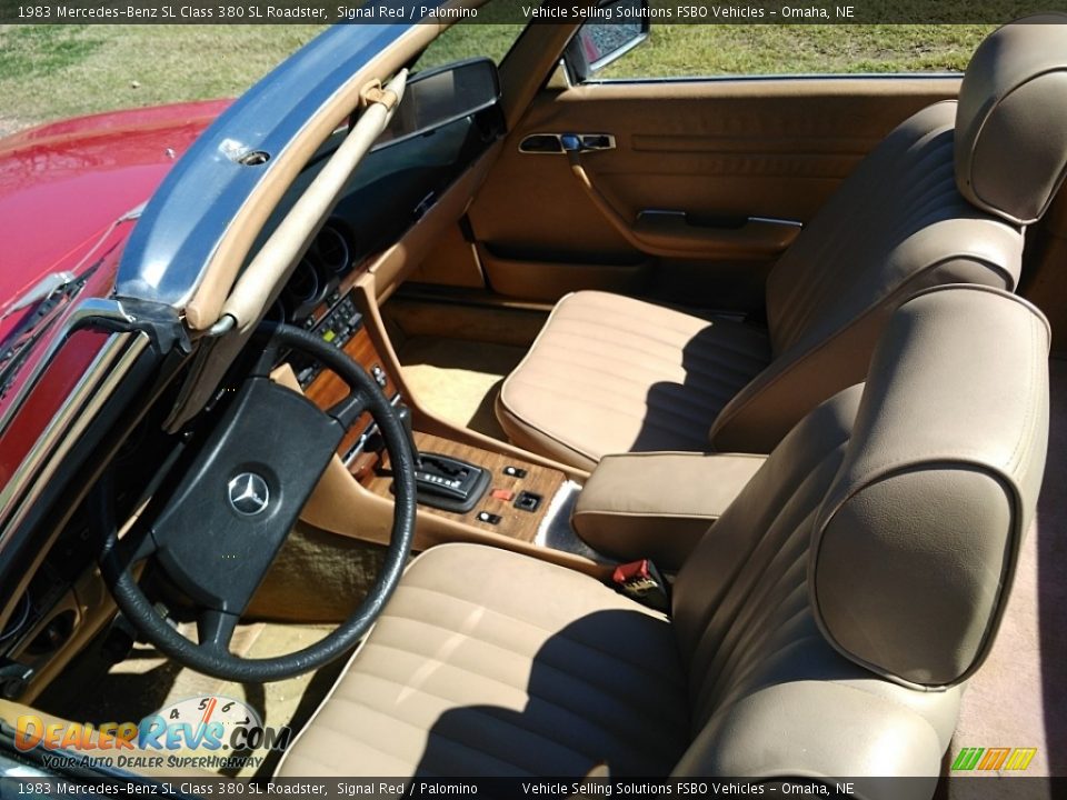 Front Seat of 1983 Mercedes-Benz SL Class 380 SL Roadster Photo #2