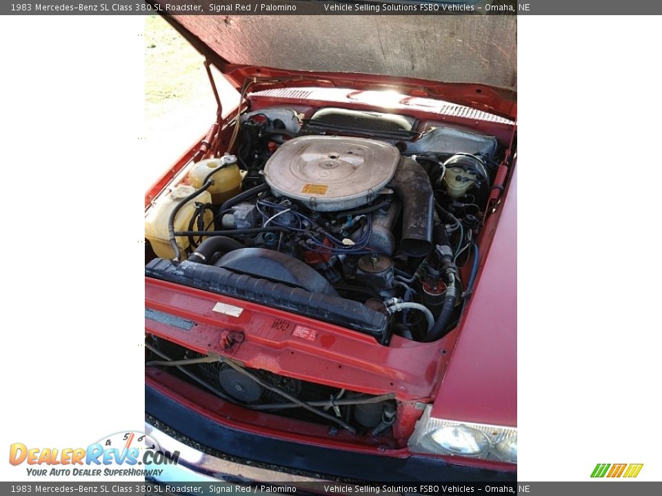 1983 Mercedes-Benz SL Class 380 SL Roadster 3.8 Liter SOHC 16-Valve V8 Engine Photo #3