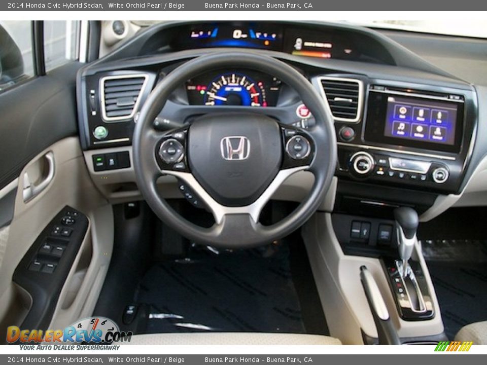 Dashboard of 2014 Honda Civic Hybrid Sedan Photo #5
