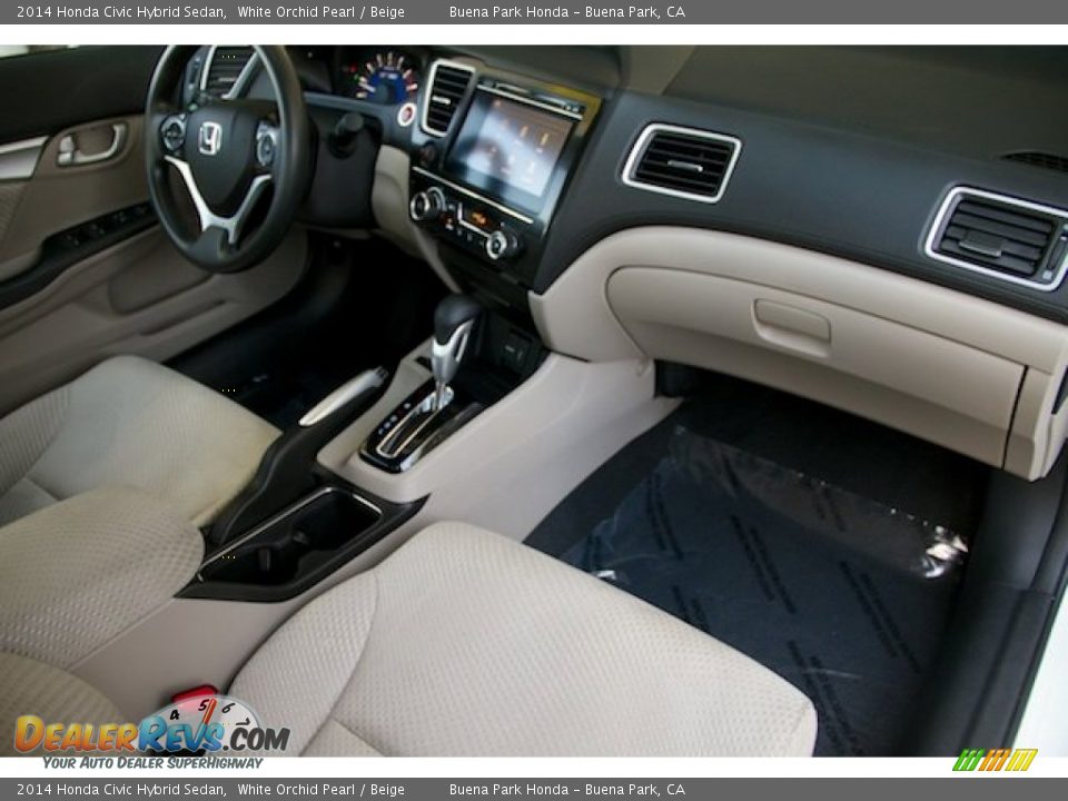 Dashboard of 2014 Honda Civic Hybrid Sedan Photo #20