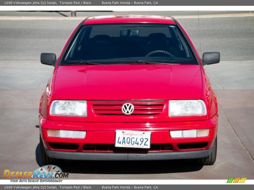 1998 Volkswagen Jetta GLS Sedan Tornado Red / Black Photo #7