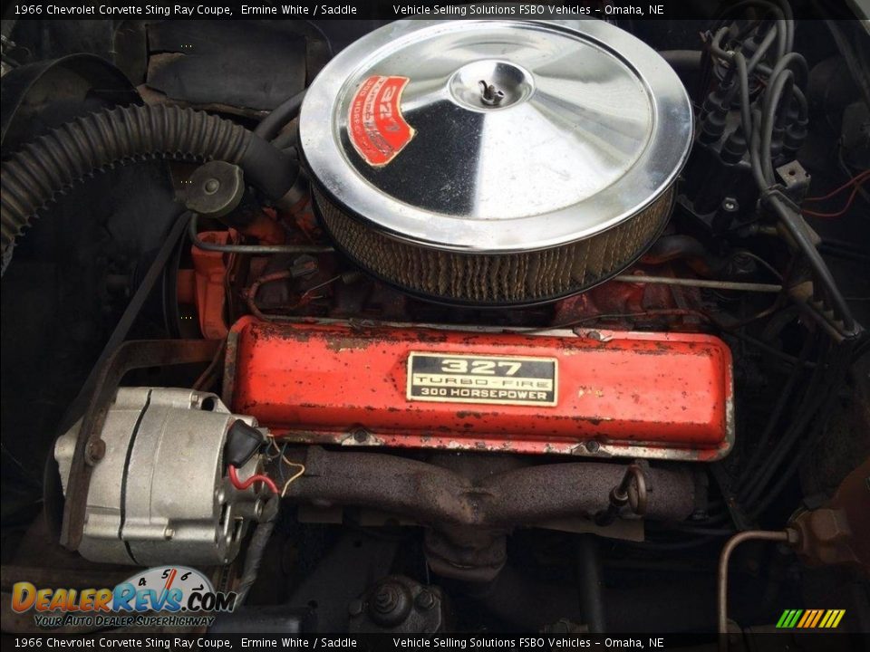 1966 Chevrolet Corvette Sting Ray Coupe Ermine White / Saddle Photo #10