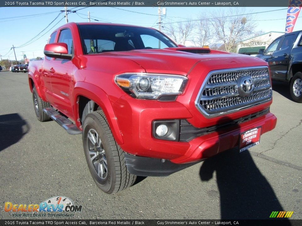 2016 Toyota Tacoma TRD Sport Access Cab Barcelona Red Metallic / Black Photo #1