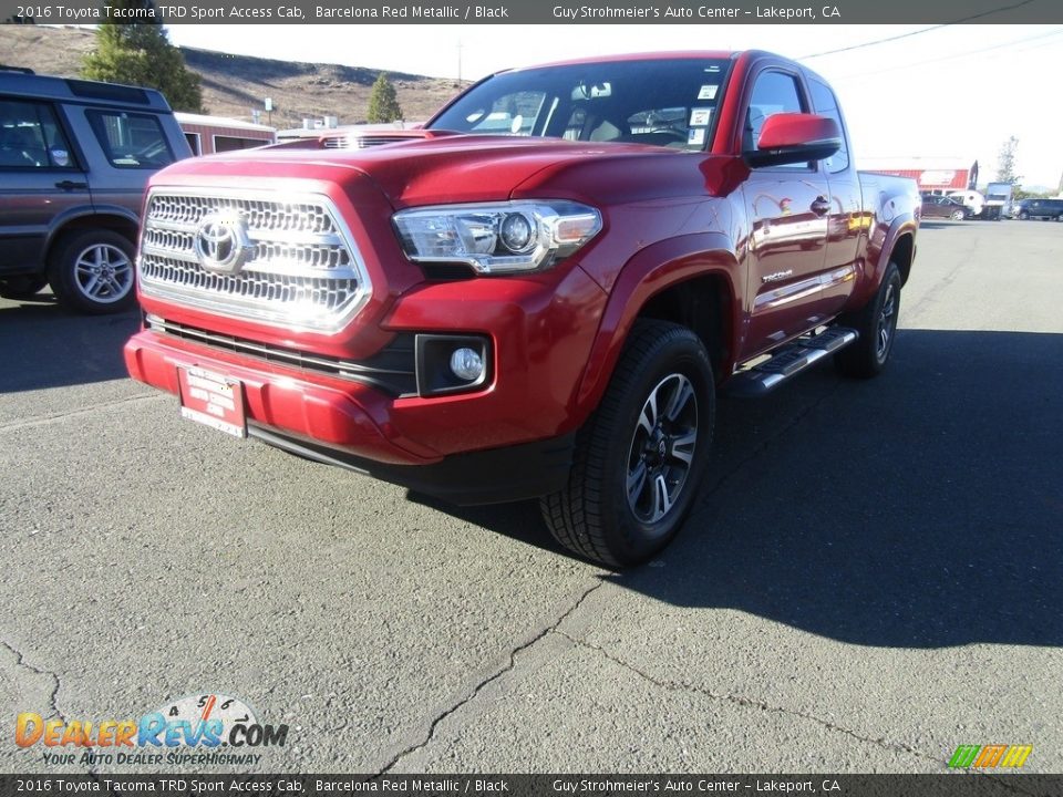 2016 Toyota Tacoma TRD Sport Access Cab Barcelona Red Metallic / Black Photo #2