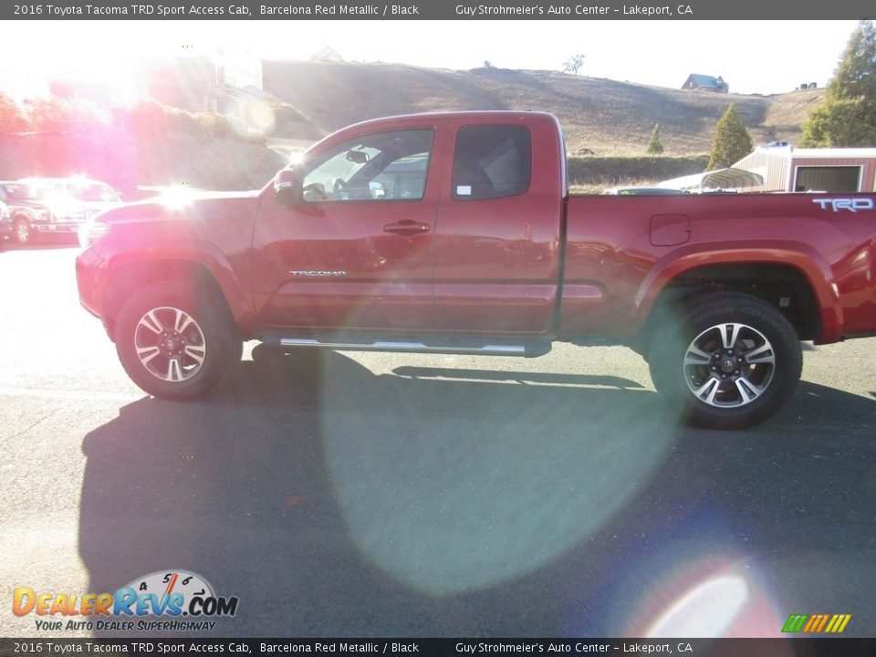 2016 Toyota Tacoma TRD Sport Access Cab Barcelona Red Metallic / Black Photo #4