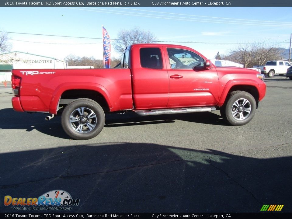 2016 Toyota Tacoma TRD Sport Access Cab Barcelona Red Metallic / Black Photo #5