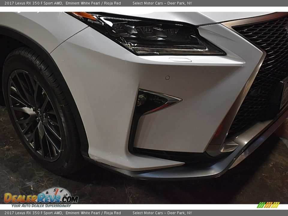 2017 Lexus RX 350 F Sport AWD Eminent White Pearl / Rioja Red Photo #6