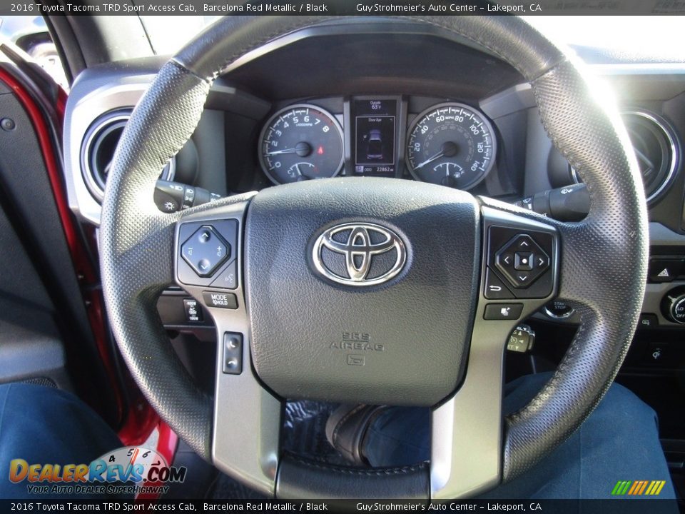 2016 Toyota Tacoma TRD Sport Access Cab Barcelona Red Metallic / Black Photo #8