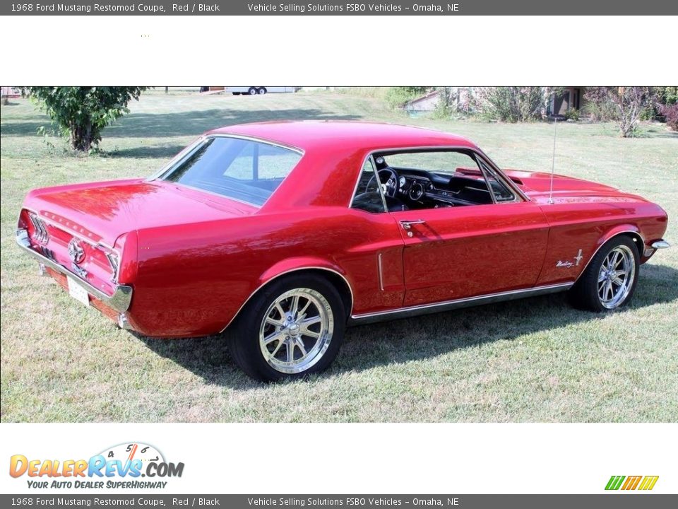 1968 Ford Mustang Restomod Coupe Red / Black Photo #3