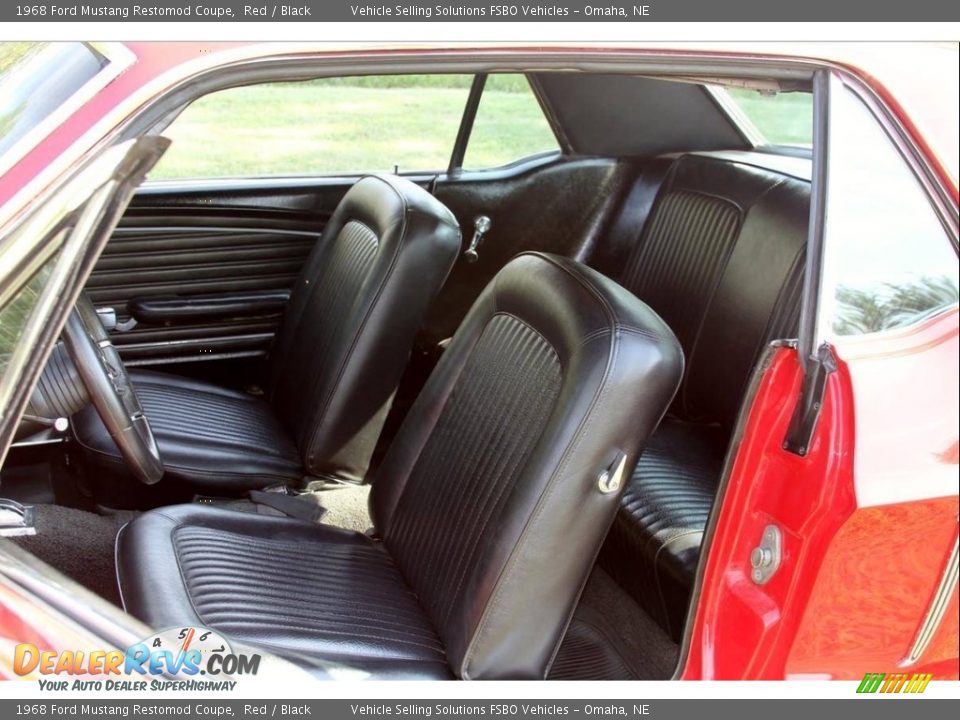 1968 Ford Mustang Restomod Coupe Red / Black Photo #6