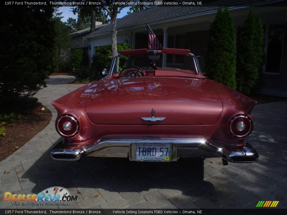 1957 Ford Thunderbird Thunderbird Bronze / Bronze Photo #2