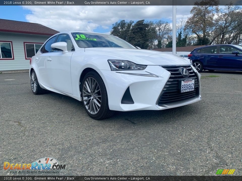 2018 Lexus IS 300 Eminent White Pearl / Black Photo #2