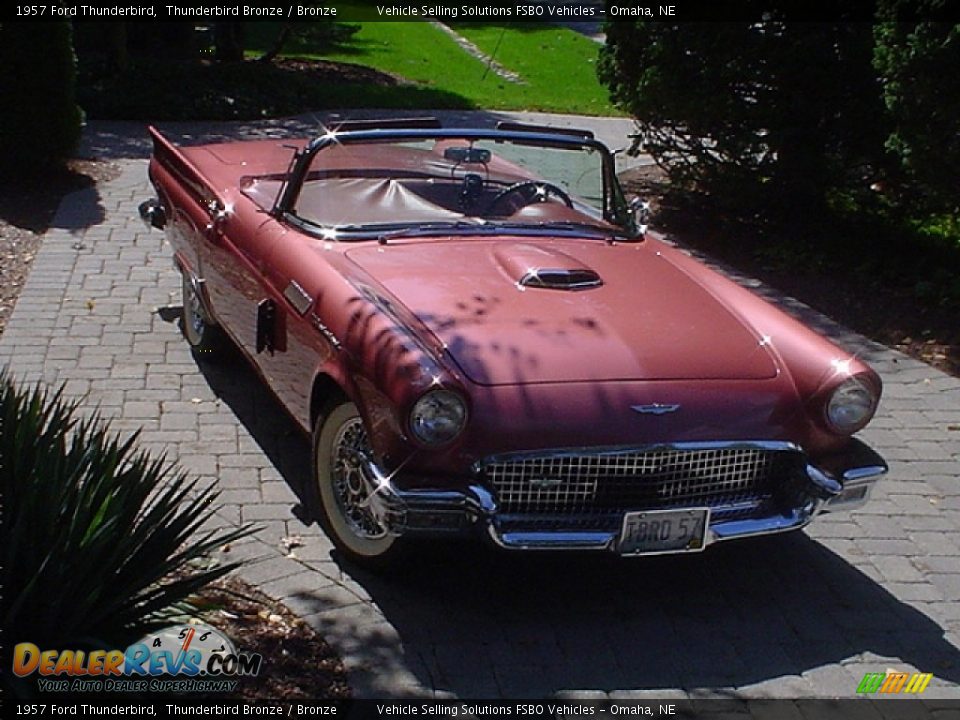 Front 3/4 View of 1957 Ford Thunderbird  Photo #3