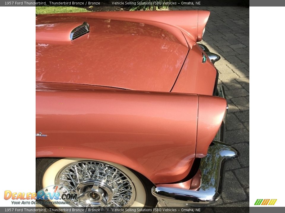 1957 Ford Thunderbird Thunderbird Bronze / Bronze Photo #10