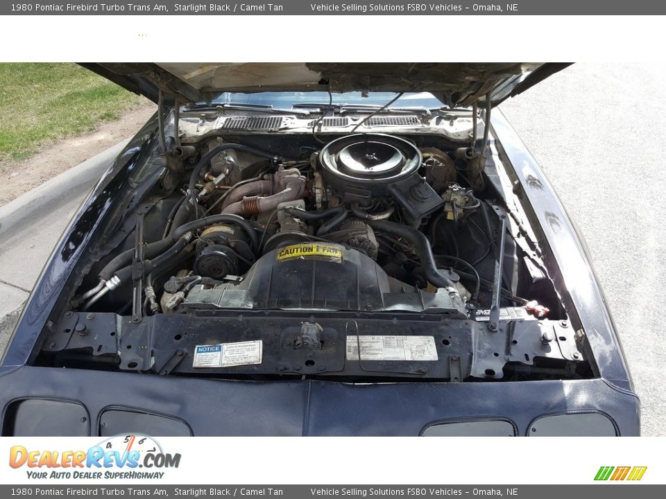 1980 Pontiac Firebird Turbo Trans Am 4.9 Liter Turbocharged OHV 16-Valve V8 Engine Photo #5