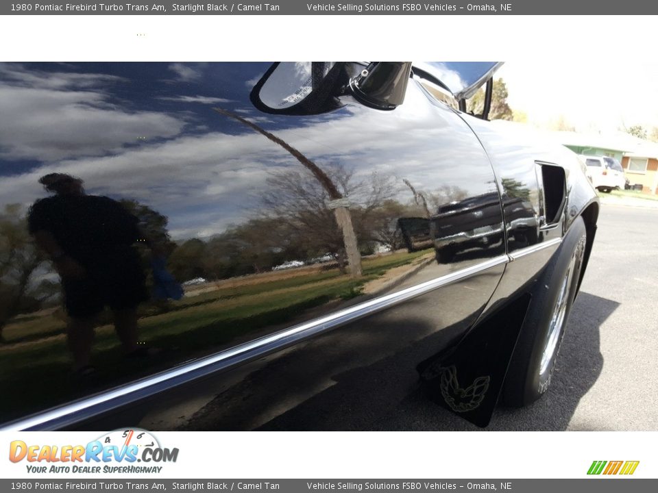 1980 Pontiac Firebird Turbo Trans Am Starlight Black / Camel Tan Photo #21