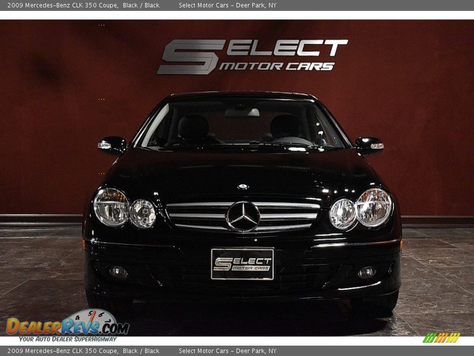 2009 Mercedes-Benz CLK 350 Coupe Black / Black Photo #2