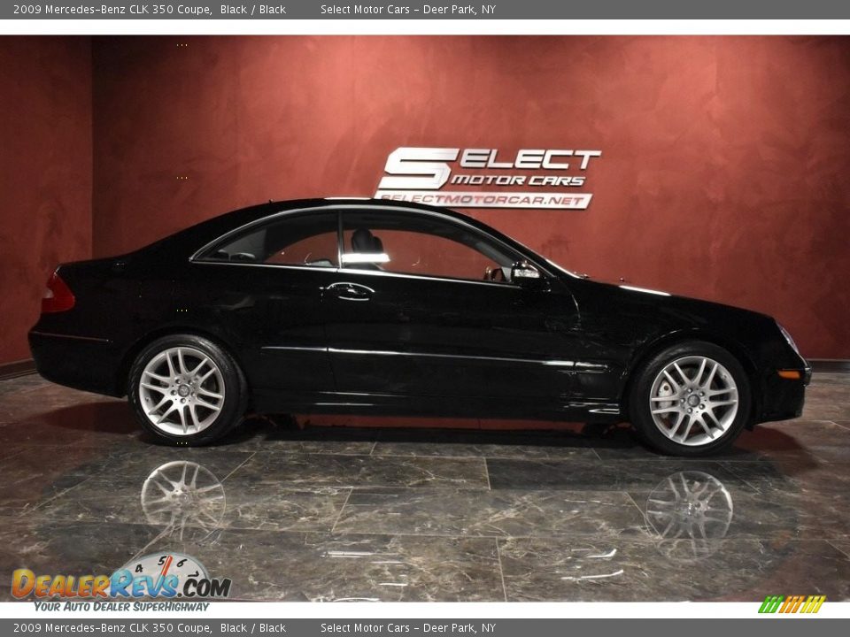 2009 Mercedes-Benz CLK 350 Coupe Black / Black Photo #4