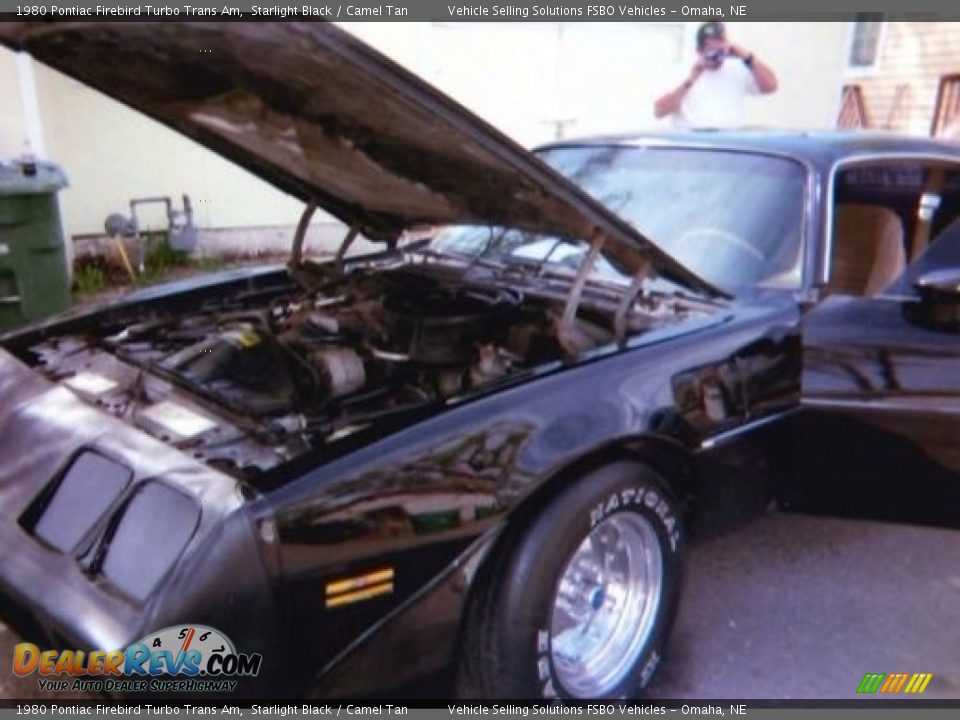1980 Pontiac Firebird Turbo Trans Am Starlight Black / Camel Tan Photo #33