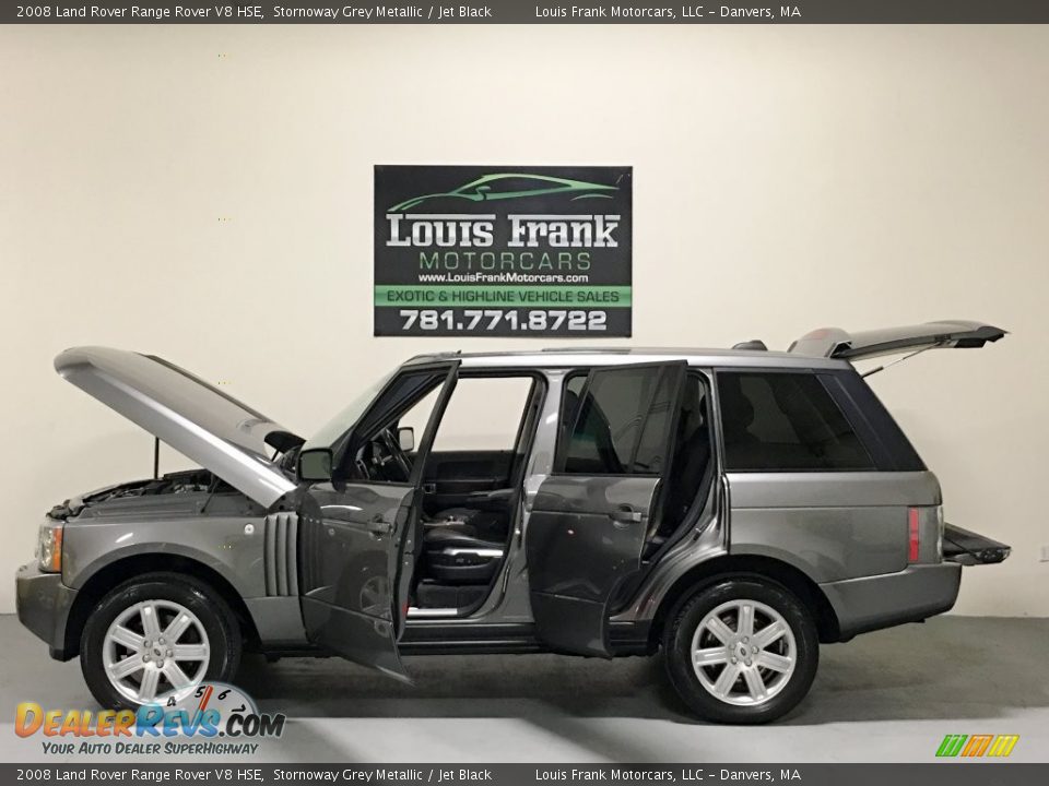 2008 Land Rover Range Rover V8 HSE Stornoway Grey Metallic / Jet Black Photo #1
