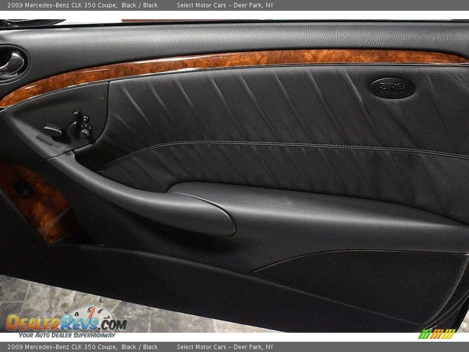 2009 Mercedes-Benz CLK 350 Coupe Black / Black Photo #12