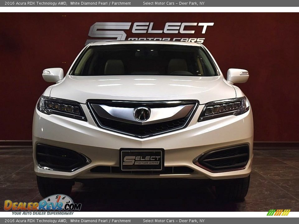 2016 Acura RDX Technology AWD White Diamond Pearl / Parchment Photo #2