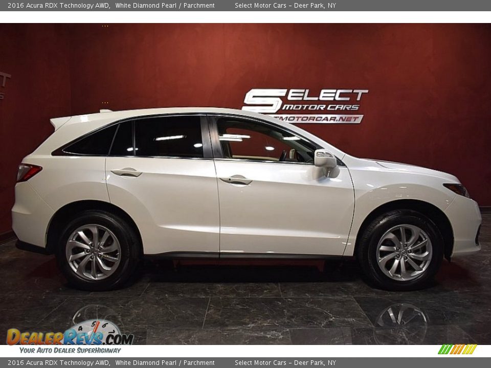 2016 Acura RDX Technology AWD White Diamond Pearl / Parchment Photo #4