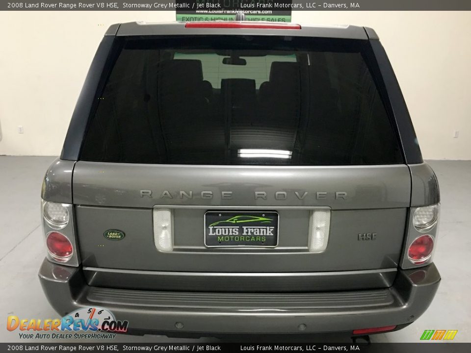2008 Land Rover Range Rover V8 HSE Stornoway Grey Metallic / Jet Black Photo #8