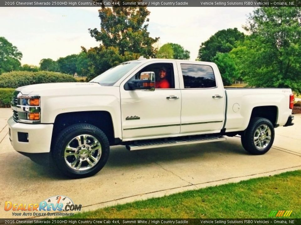 2016 Chevrolet Silverado 2500HD High Country Crew Cab 4x4 Summit White / High Country Saddle Photo #1