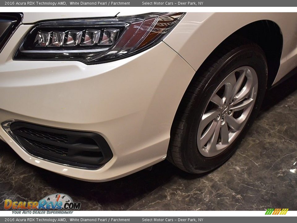 2016 Acura RDX Technology AWD White Diamond Pearl / Parchment Photo #6