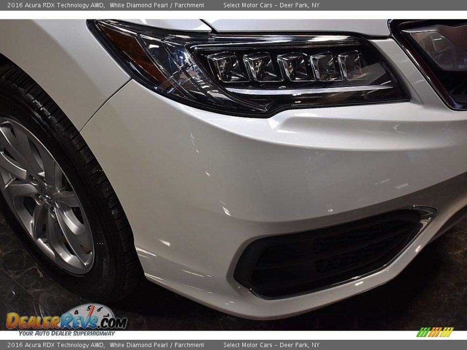 2016 Acura RDX Technology AWD White Diamond Pearl / Parchment Photo #7