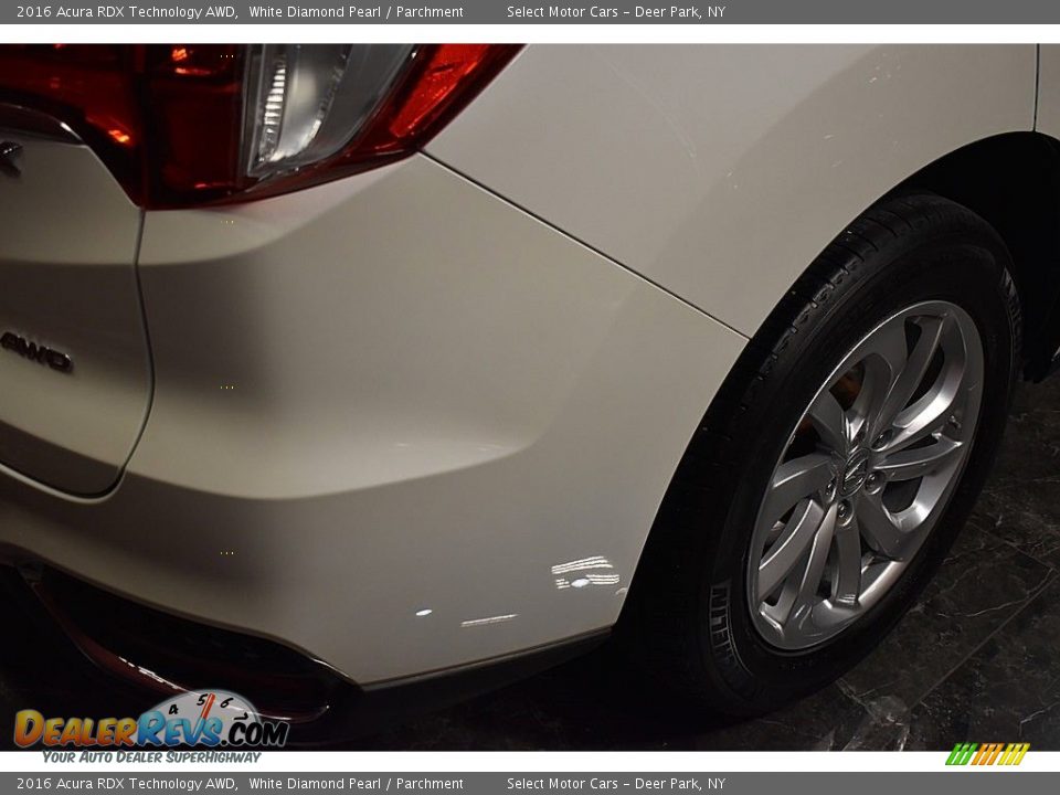 2016 Acura RDX Technology AWD White Diamond Pearl / Parchment Photo #8