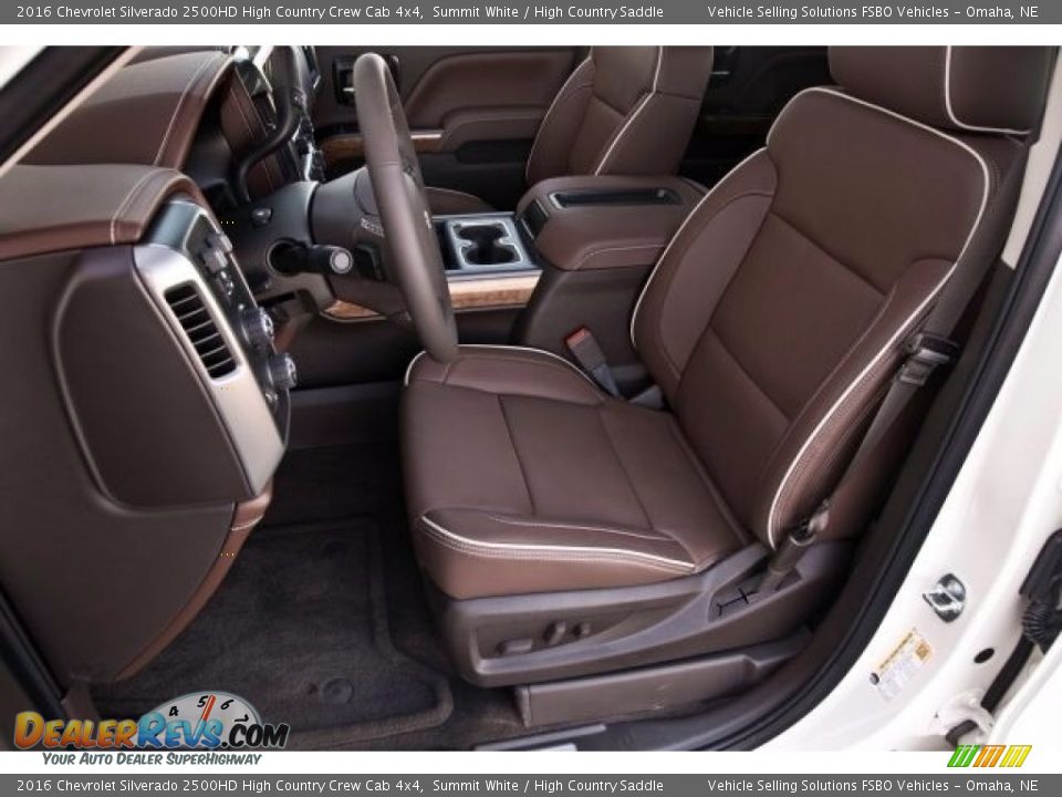 High Country Saddle Interior - 2016 Chevrolet Silverado 2500HD High Country Crew Cab 4x4 Photo #3