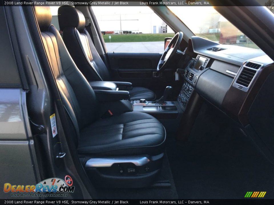 2008 Land Rover Range Rover V8 HSE Stornoway Grey Metallic / Jet Black Photo #13